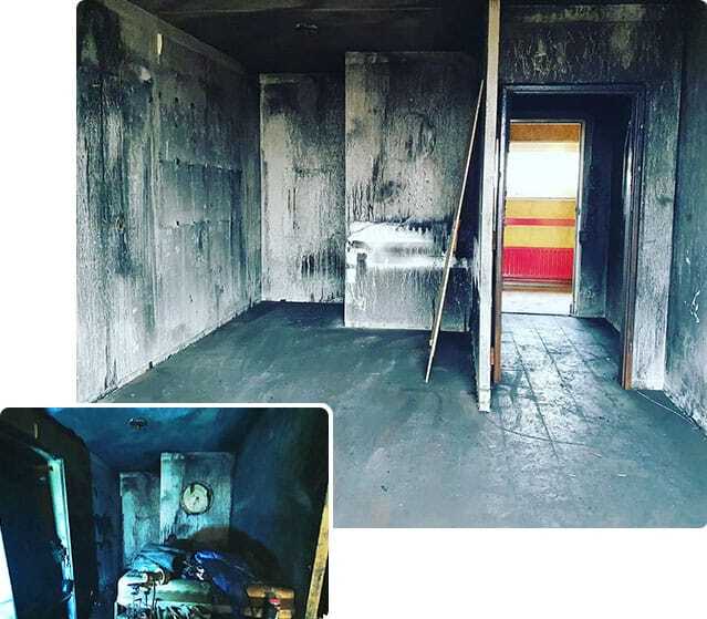 Räumung Brandwohnung